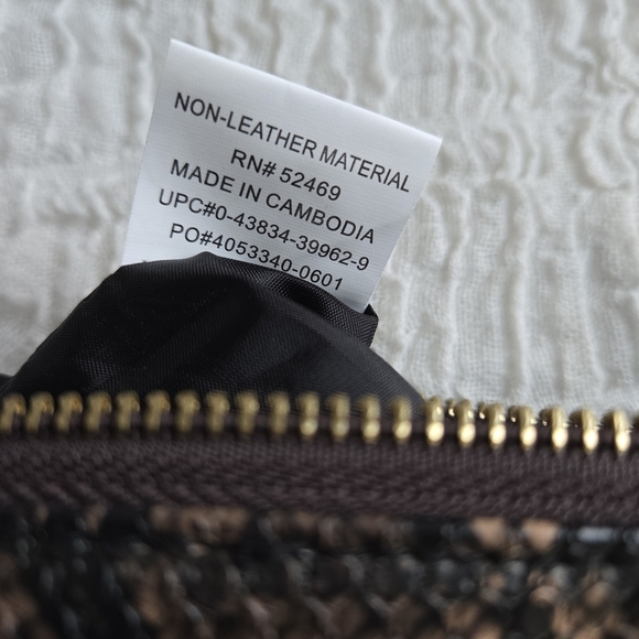 Crossbody or Shoulder Purse Bag Snake Print‎ Chic multiple pockets NWOT - Picture 12 of 13